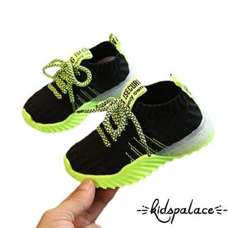 ➤♕❀❤Mới Nhất Trẻ Em LED Nhấp Nháy Giày Thể Thao Lưới Ánh Sáng Huỳnh Quang Trẻ Em Giày Thể Thao