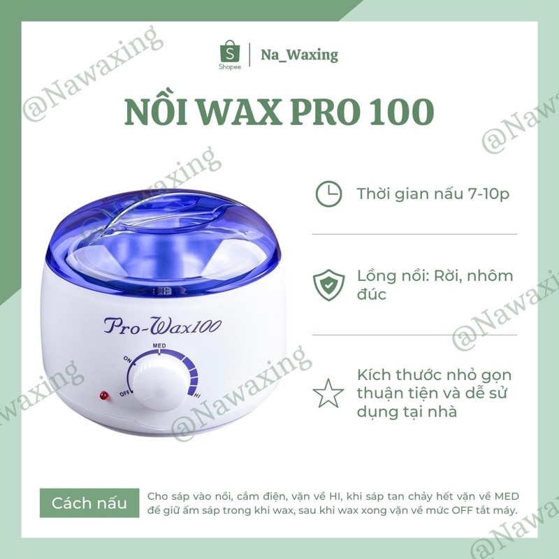 NỒI WAX LÔNG NẤU SÁP TIỆN DỤNG CÓ BẢO HÀNH