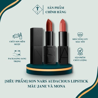 Son Nars Audacious Lipstick Màu JANE và MONA