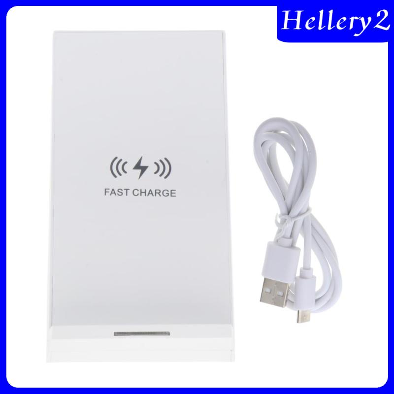 [HELLERY2] 15W Fast Wireless Charger Stand For Samsung S10 S9 S8 Charging Dock Black