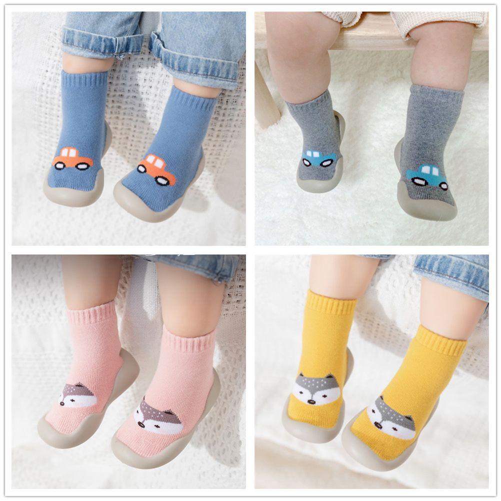 SUMU Giày Tất Cotton Mùa Đông Cho Bé