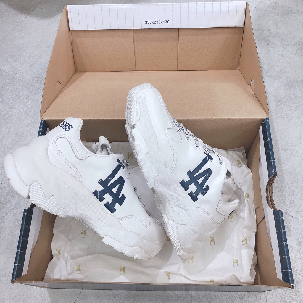 [CHÍNH HÃNG] GIÀY SNEAKER MLB BIG BALL CHUNKY LA DODGER  - *ĐẾ XÁM* - 32SHC1111-07W