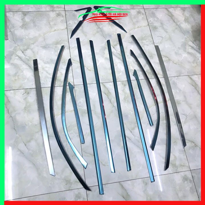 Bộ nẹp viền chân kính cong kính  Sorento 2012-2020 sáng bóng chuẩn form xe