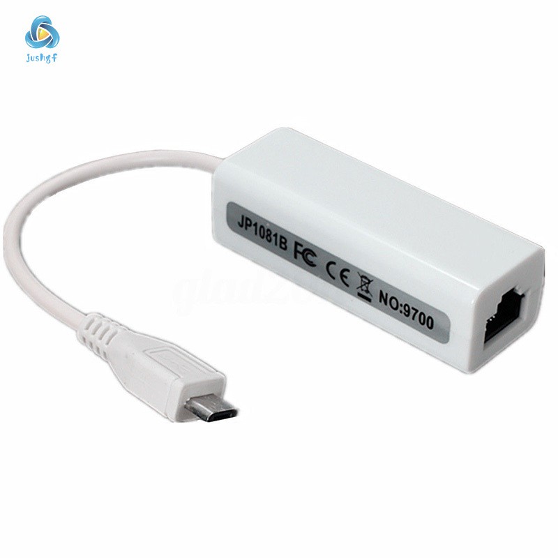Bộ chuyển đổi cáp Ethernet mạng LAN đầu micro USB 2.0 5P sang RJ45 cho máy tính để bàn máy tính bảng