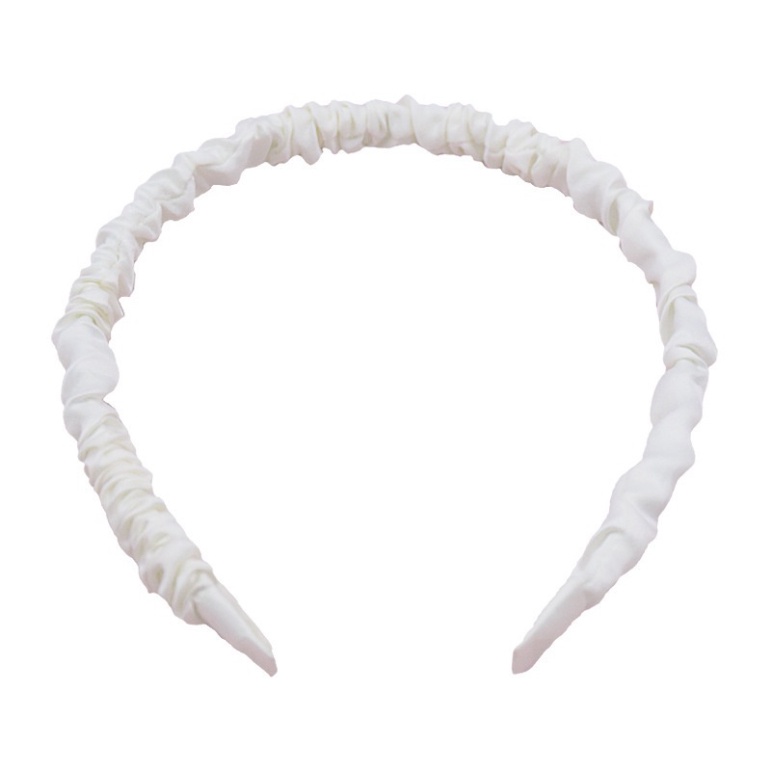 Băng đô cài tóc dễ thương bờm cute phụ kiện cho cô dâu lụa nhún satin iLita mặc áo dài nữ đẹp Hàn Quốc hottrend 2023