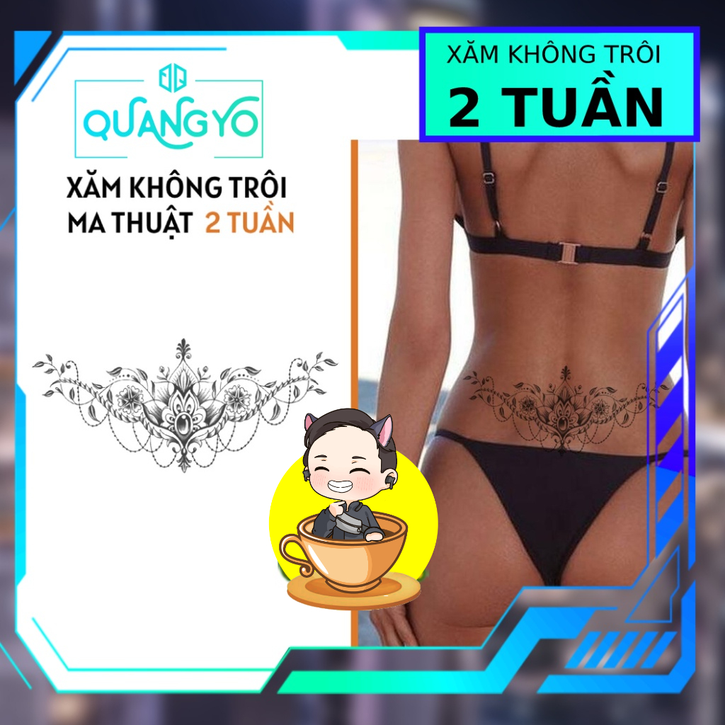Hình xăm không trôi kín ngực, đầy lưng hoạ tiết Mandala Ấn Độ, Hình xăm ma thuật, Xăm giống Inkaholic