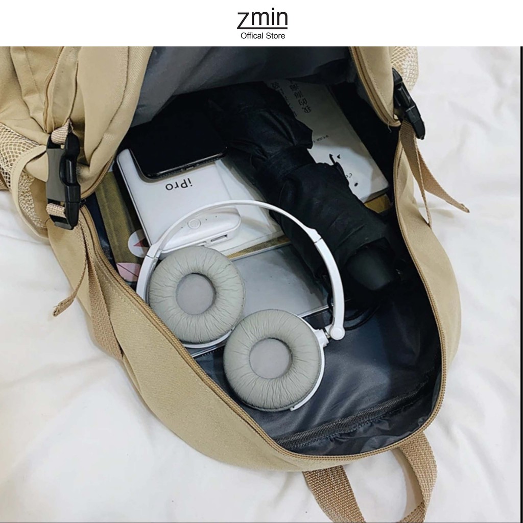 Balo thời trang nữ Zmin, chất đẹp chống thấm nước vừa laptop 15.6inch,A4-Z030