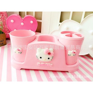 🌸🌸 Cốc đánh răng và kệ để đồ Hello Kitty ☘☘