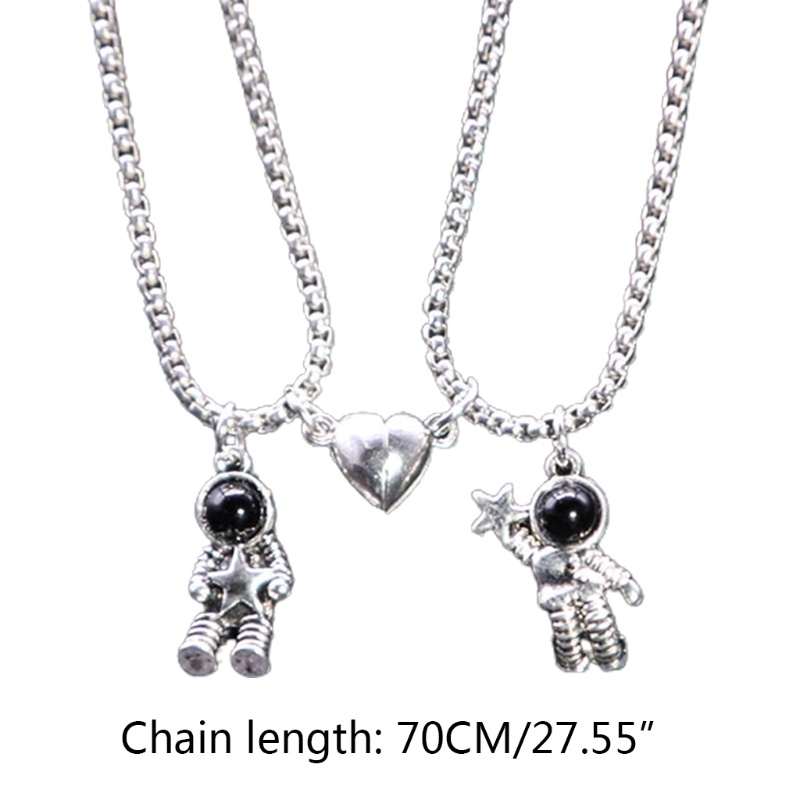 Flgo Set 2 Dây Chuyền Mặt Hình Người Không Gian Phù Hợp Cho Cặp Đôi