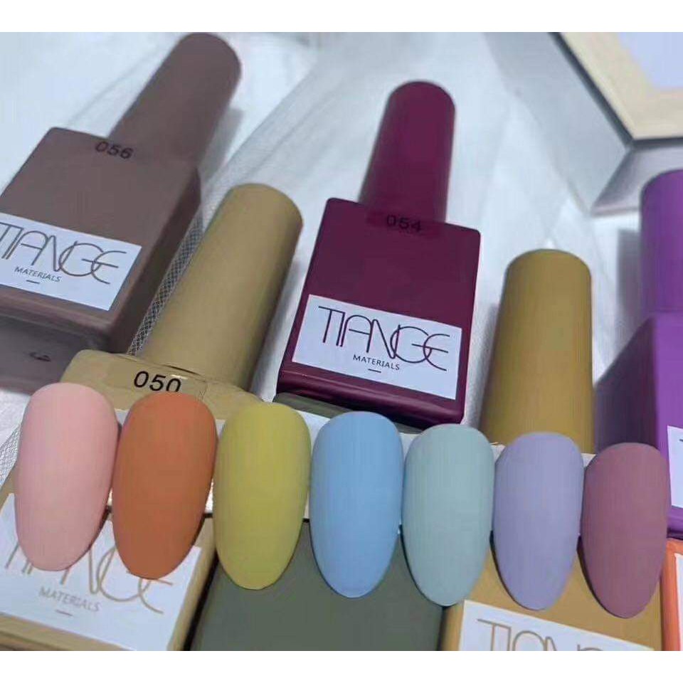 Sơn Gel TIANGE 60 Tông Màu Hàn Quốc Đẹp Nhẹ Nhàng Sang Chảnh, Đặc biệt Màu Sơn Theo Vỏ Chai - Lẻ 1 Chai