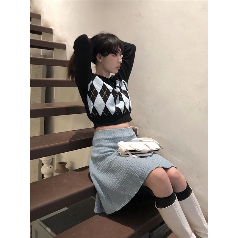 Áo Thun Nữ Dài Tay Cổ Tròn Thời Trang Hàn | BigBuy360 - bigbuy360.vn