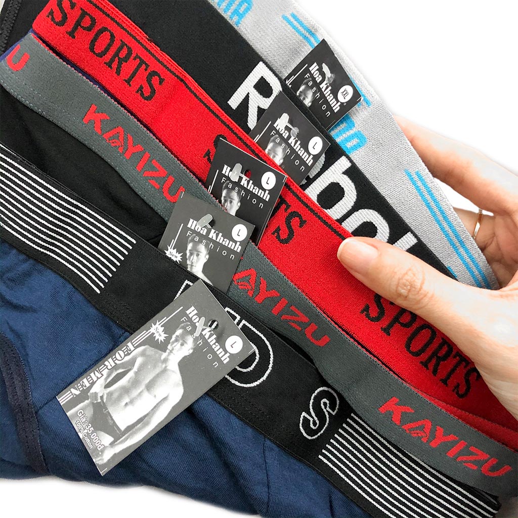 Combo 5 quần lót nam sịp chéo, quần tam giác vải cotton mềm mịn thoáng mát co giãn 4 chiều