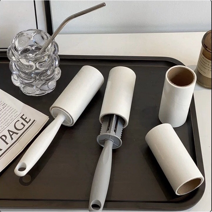 Cây Lăn Bụi Đa Năng Làm Sạch Quần Áo Ga Giường Sofa - Lăn Sạch Lông Động Vật Sợi Vải Đồ Da Siêu Dính