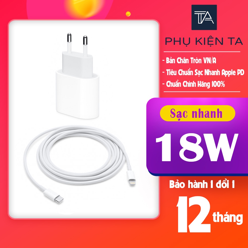Củ sạc Nhanh IP18w VN/A,Công Nghệ Sạc Nhanh PD