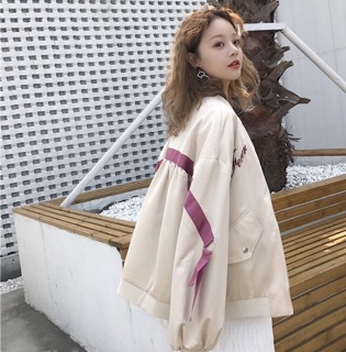 Áo khoác bomber nữ lụa cao cấp