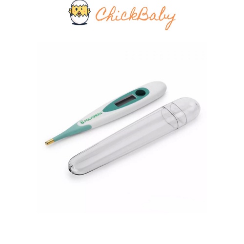 Nhiệt kế điện tử cho mẹ và bé đầu mềm Germany POLYGREEN nhanh chóng chính xác - ChickBabyShop