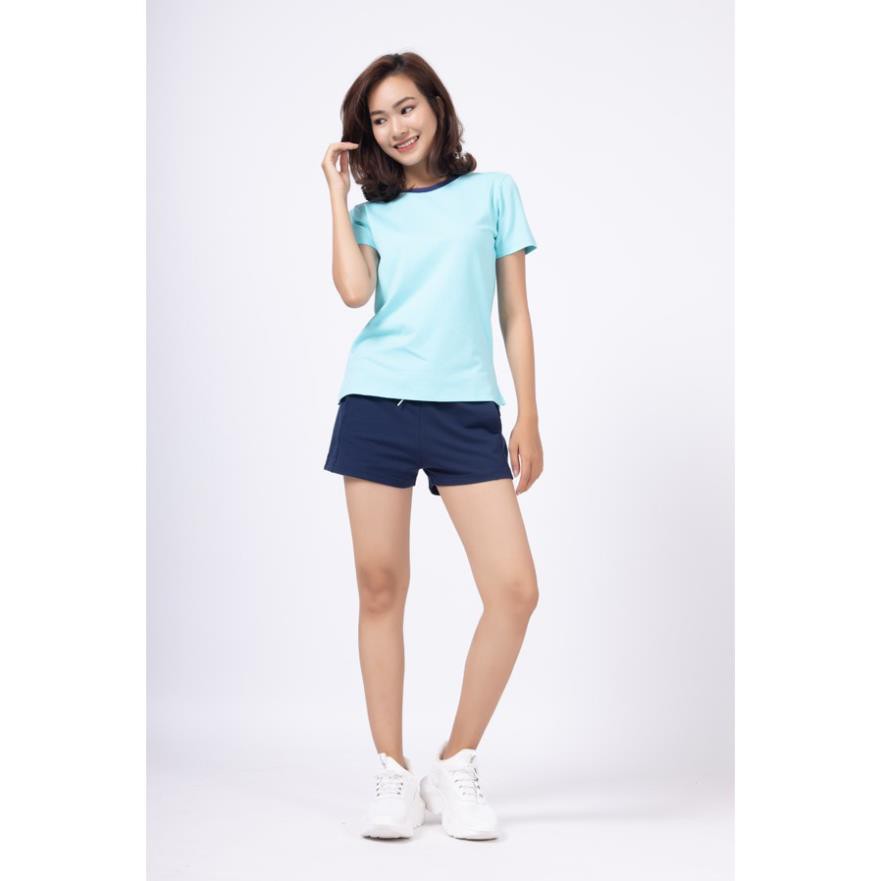 Áo T-shirt Delta Nữ xẻ tà RTS013W - Vải single cotton co giãn 4 chiều và thấm nước tự nhiên. ་