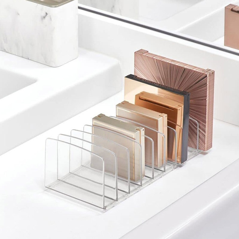 Giá Đỡ Bảng Phấn Mắt 9 Ngăn Trong Suốt Tiện Lợi