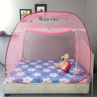 Mùng chụp tự bung đỉnh rộng 1m6 x 2m