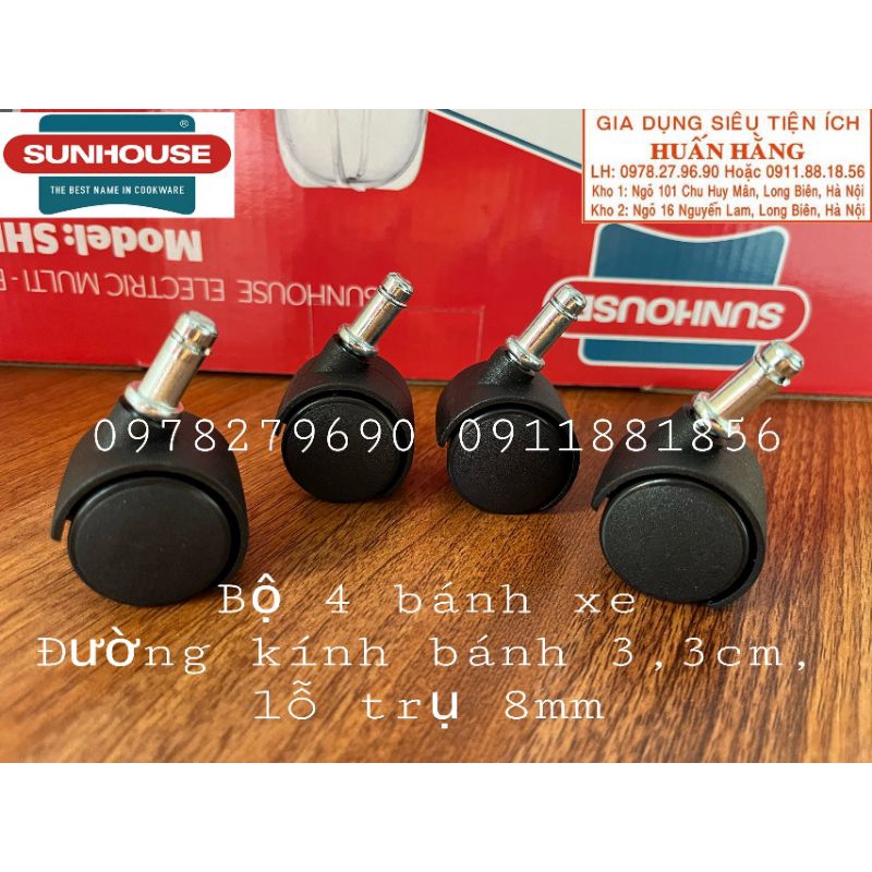 BÁNH XE QUẠT ĐIỀU HOÀ SUNHOUSE SHD7718 SHD7713 SHD7714 SHD7719 SHD7720 SHD7721 SHD7722 SHD7723 SHD7724 SHD7725 SHD7738
