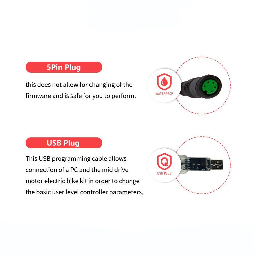 Dây Cáp Lập Trình Cổng USB BBS01 / BBS02 / BBSHD Chuyên Dụng Dành Cho Xe Scooter