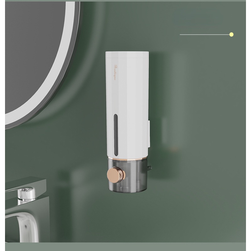 Bình Đựng Xà Phòng Rửa Tay Dạng Nhấn Gắn Tường Sáng Tạo