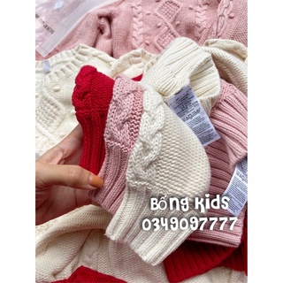 Áo Len Bé Gái Vặn Thừng G