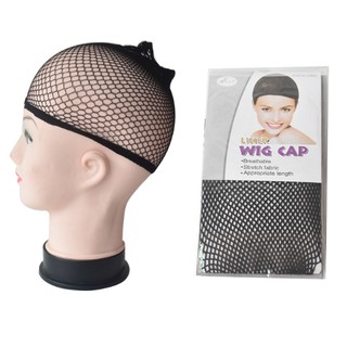 Chụp tóc giả (wig cap) màu đen