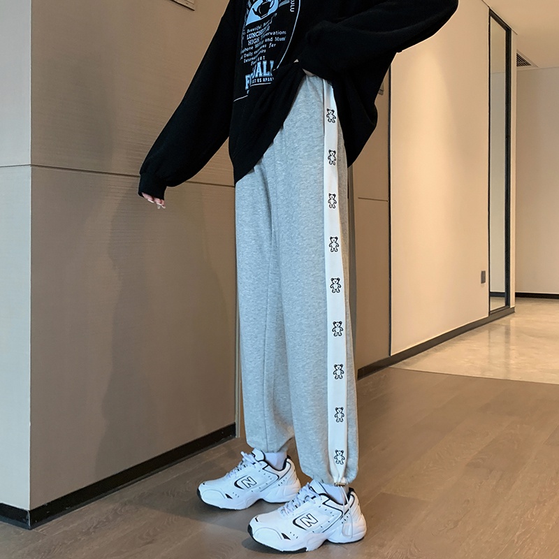 NRVP Quần Thể Thao Ống Rộng Phong Cách Thời Trang Hàn Quốc Dành Cho Nam Và Nữ