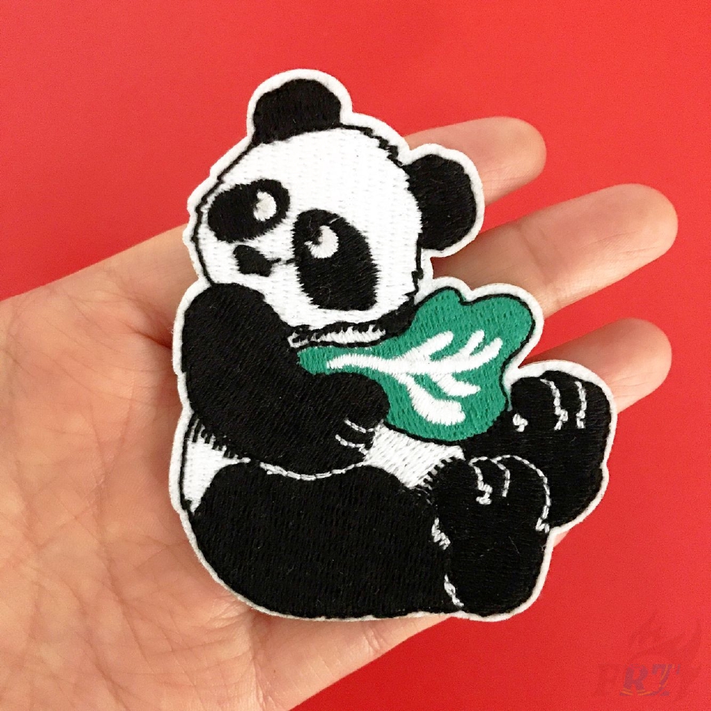 ❀ Miếng Dán Ủi Hình Gấu Trúc Dễ Thương ❀ 1pc Tự Làm May Trên Các Bản Vá Lỗi