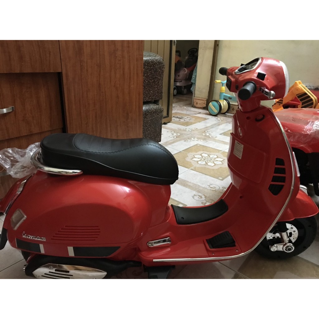 XE MÁY ĐIỆN VESPA-618 CAO CẤP CHO BÉ