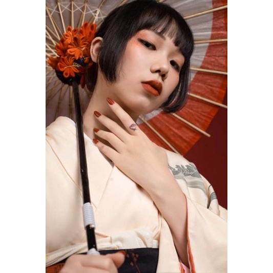 Trâm cài Kanzashi lá Phong Momiji- phụ kiện Phong cách Nhật Bản