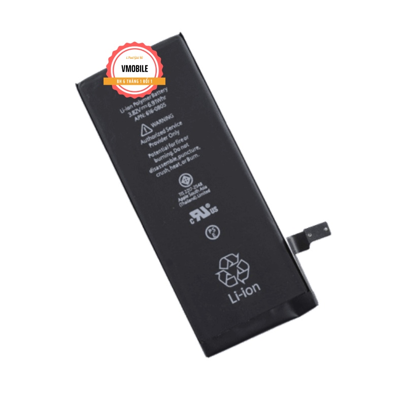 Pin điện thoại các òng 5/5S, 6/6S/6P/6SP,7/7P,8/8P,X dùng thay thế pin bị hỏng tặng kèm bộ sửa 8 in 1 - bảo hành 3 tháng