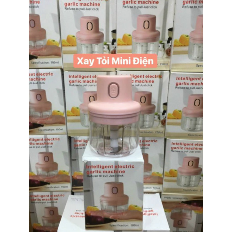 # Hot # Máy xay mini tích điện, xay thực phẩm, xay tỏi ớt (ảnh thật)