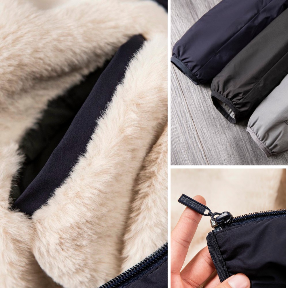 Áo Khoác Gió Nhung Muji Nam Lót Lông Cừu Cao Cấp Hàng Xuất Nhật XƯỞNG HIPP, KGLL2 | BigBuy360 - bigbuy360.vn