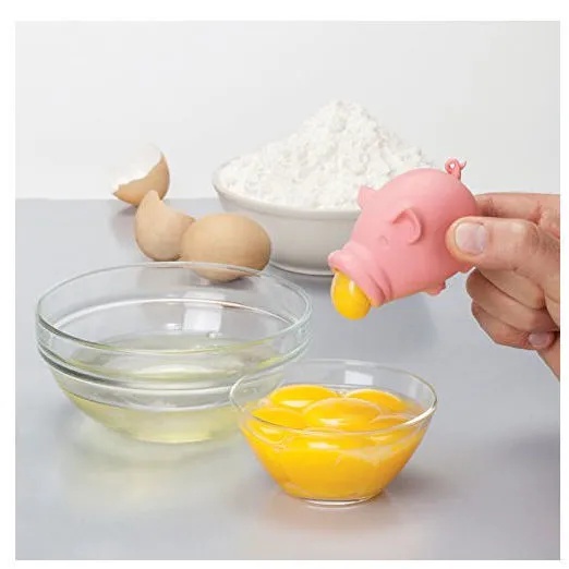 Dụng Cụ Tách Lòng Đỏ Trứng / Heo / Ếch Hoạt Hình Bằng Silicon DIY Cho Nhà Bếp / U00A0