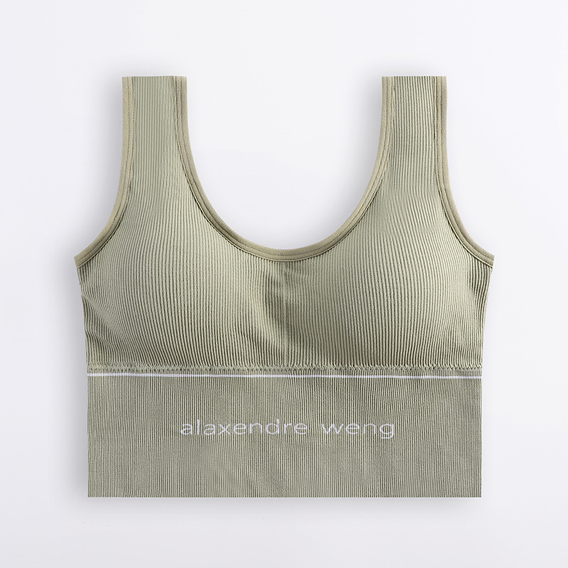 Áo croptop tập gym Aijolen in chữ alaxendre weng chất lượng cao