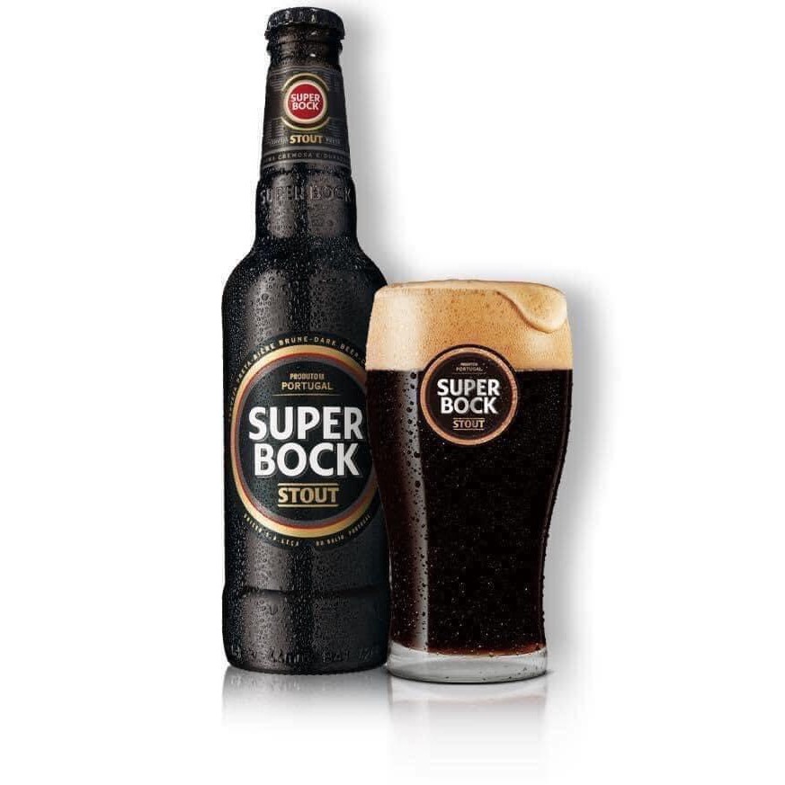 [MUA TẠI ĐÀ NẴNG - FREE SHIP] Bia Super Bock Stout 5% – Chai 250ml – Thùng 24 chai