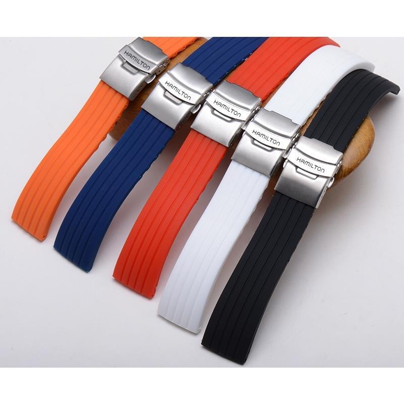 Dây Đeo Đồng Hồ Hamilton Bằng Silicone Mềm Tự Nhiên Chống Thấm Nước