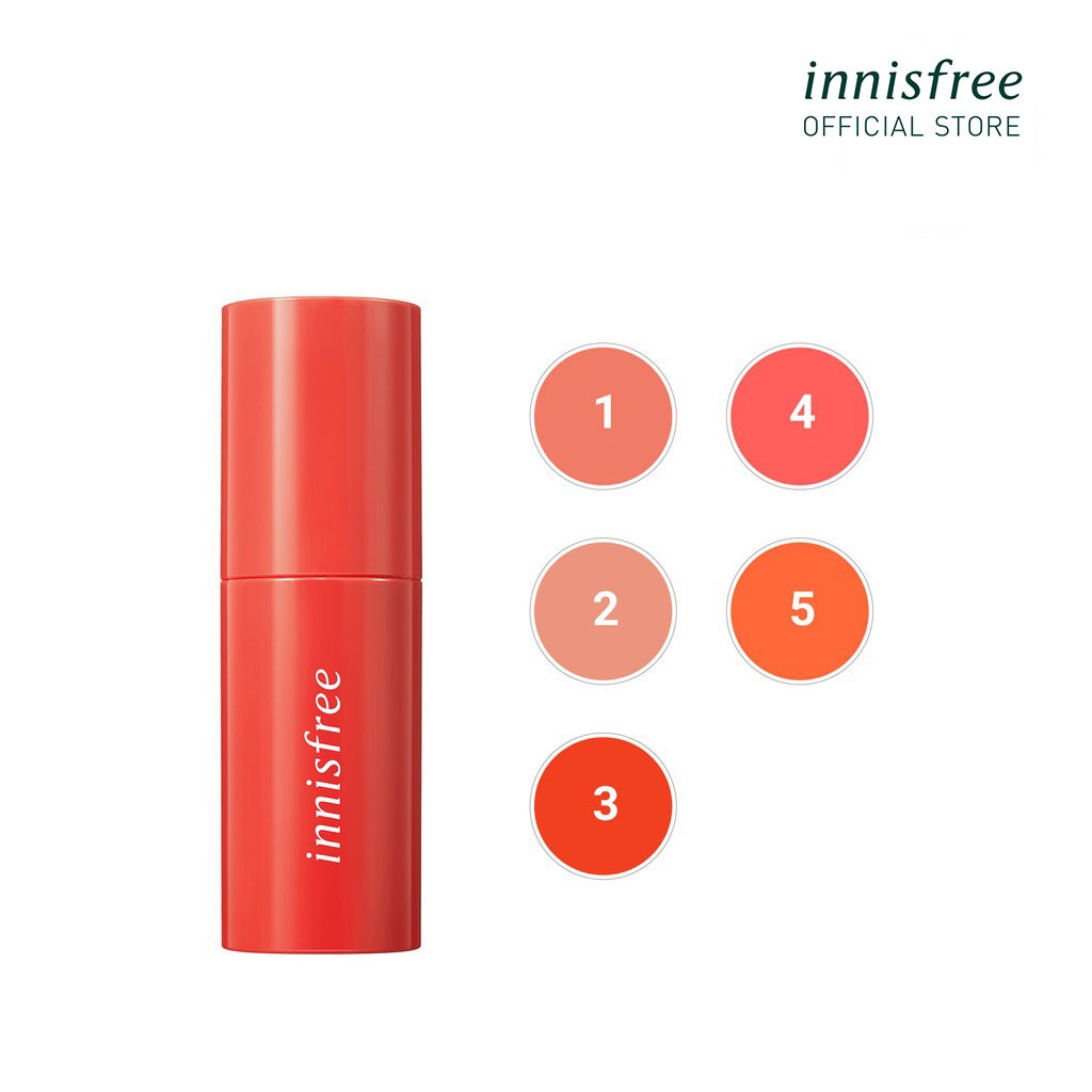 [Mã FMCGMF11 giảm 8% đơn 250K] Son môi lâu trôi dưỡng ẩm innisfree Vivid Shine Tint 4.5g