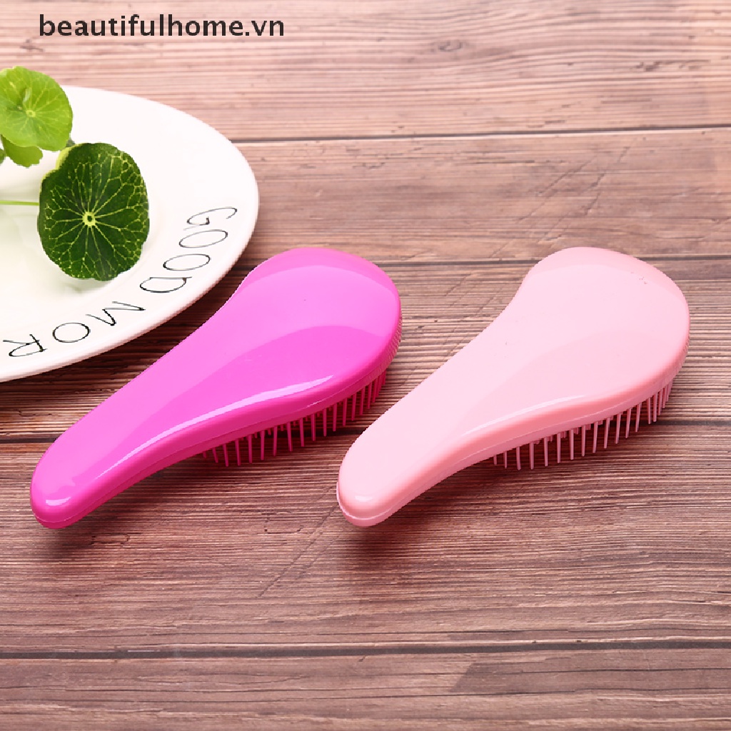 (Hàng Mới Về) Lược Chải Tóc Chống Tĩnh Điện Thiết Kế Tay Cầm Thuận Tiện