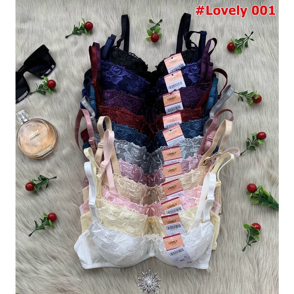 Áo lót nữ mút mỏng ren thêu Lovely 001