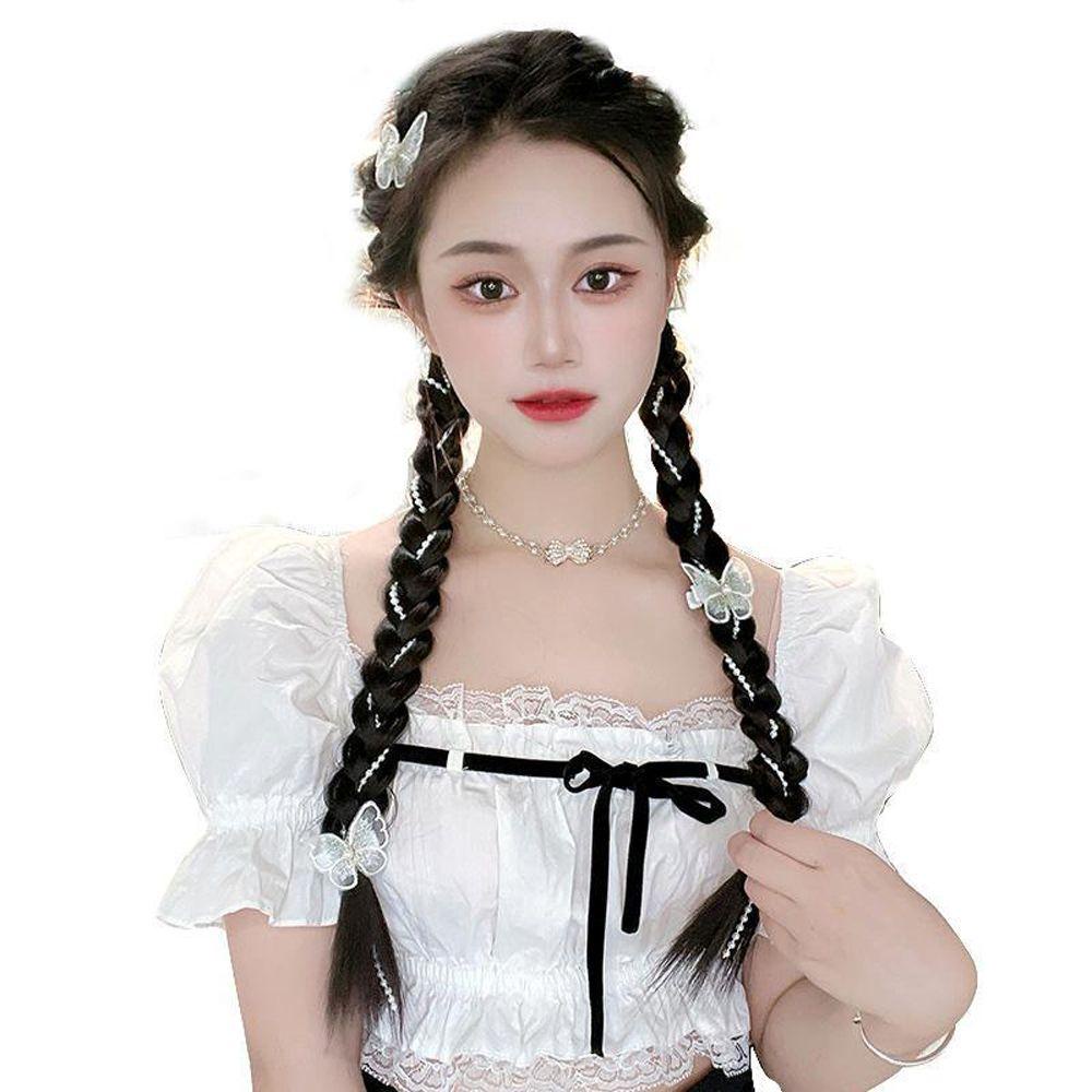 Nickolas Phụ Kiện Tết Tóc Hình Xương Cá Đáng Yêu