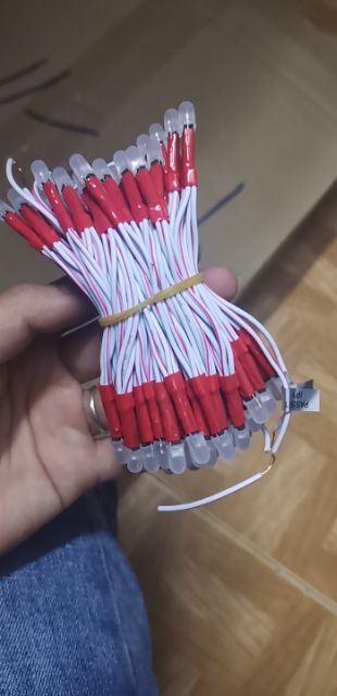 Led ruồi 5mm điện 5V -12V dây đồng