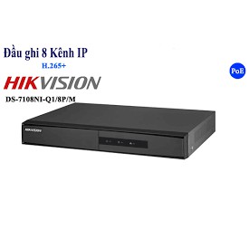 Đầu ghi hình camera IP 8 kênh tích hợp Poe HIKVISION DS-7108NI-Q1/8P/M (chính hãng Hikvision Việt Nam)