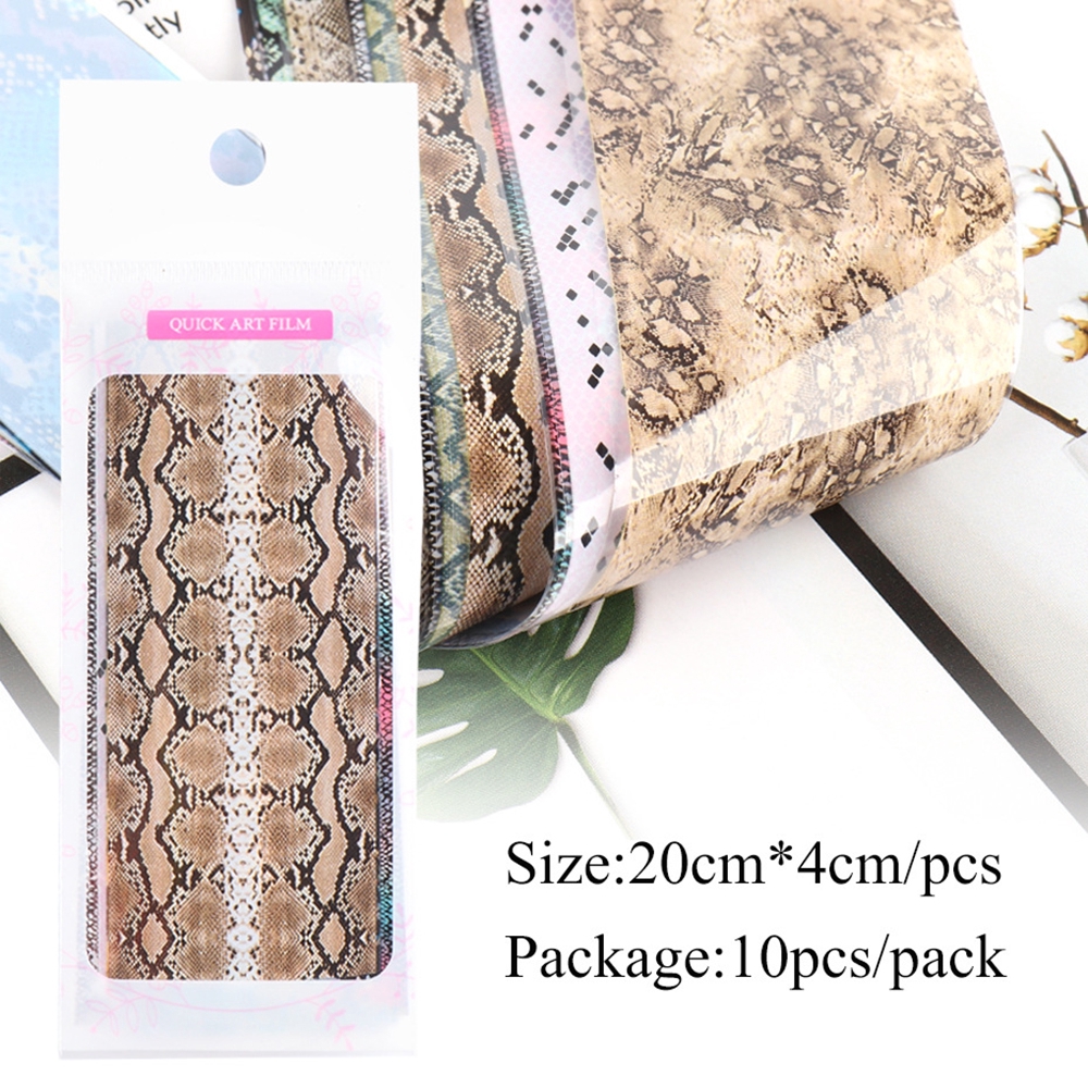 [Hàng mới về] Miếng dán trang trí móng hình rắn độc đáo