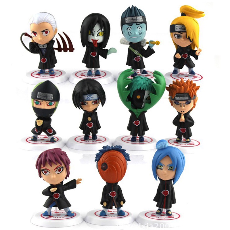 Set 24 Mô Hình Đồ Chơi Nhân Vật Hatake Kakashi Trong Phim Hoạt Hình Naruto Bằng PVC
