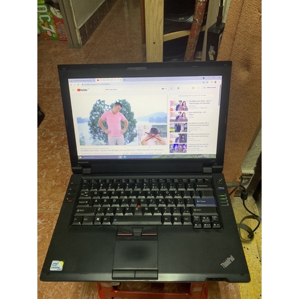 laptop cũ, lenovo thinkpad L412 chip core 2 camera micro ok chữa cháy