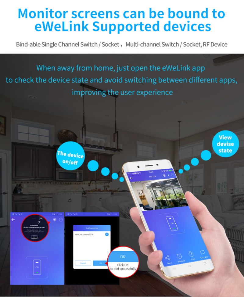Camera Thông Minh Ewelink App Kết Nối Wifi Độ Phân Giải 720p | BigBuy360 - bigbuy360.vn