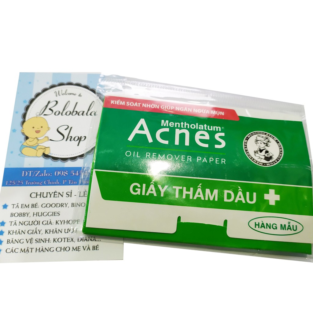 Phim/ Giấy thấm dầu Acnes 50 tờ